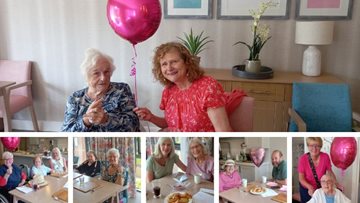 Fosse Way View Residents enjoy charity fundraising brunch